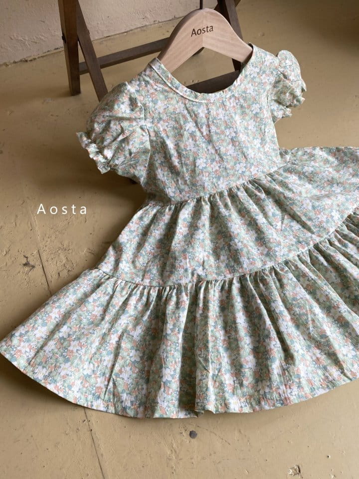 AOSTA - Korean Children Fashion - #Kfashion4kids - Garden Lunch One-piece - 7