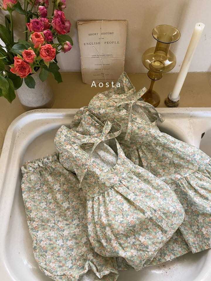 AOSTA - Korean Children Fashion - #Kfashion4kids - Garden Lunch Bodysuit - 10