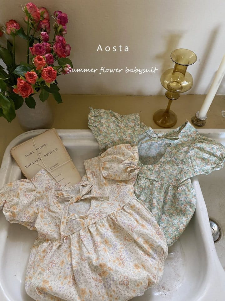 AOSTA - Korean Children Fashion - #Kfashion4kids - Garden Lunch Bodysuit - 12
