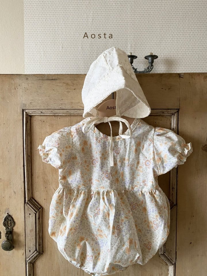 AOSTA - Korean Children Fashion - #Kfashion4kids - Garden Lunch Bodysuit - 3