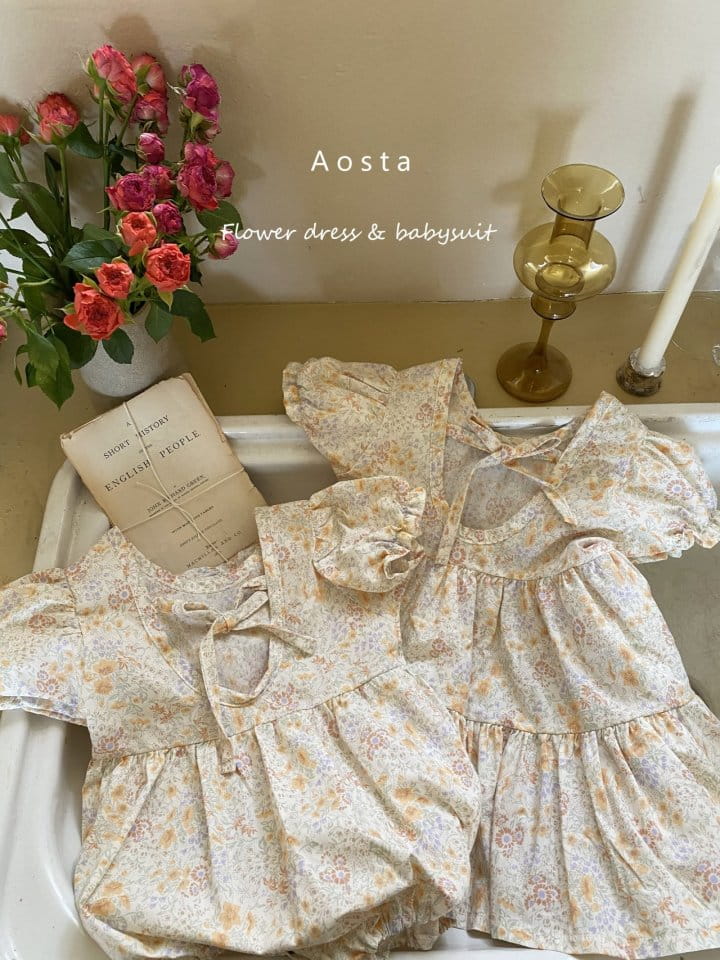 AOSTA - Korean Children Fashion - #Kfashion4kids - Garden Lunch Bodysuit - 5