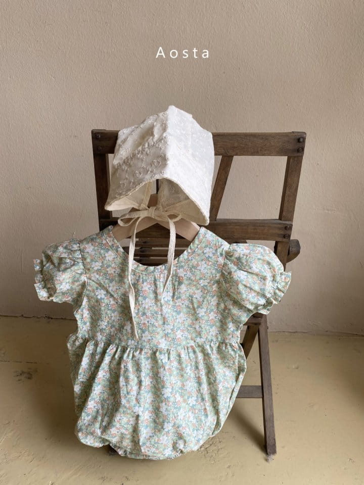 AOSTA - Korean Children Fashion - #Kfashion4kids - Garden Lunch Bodysuit - 6