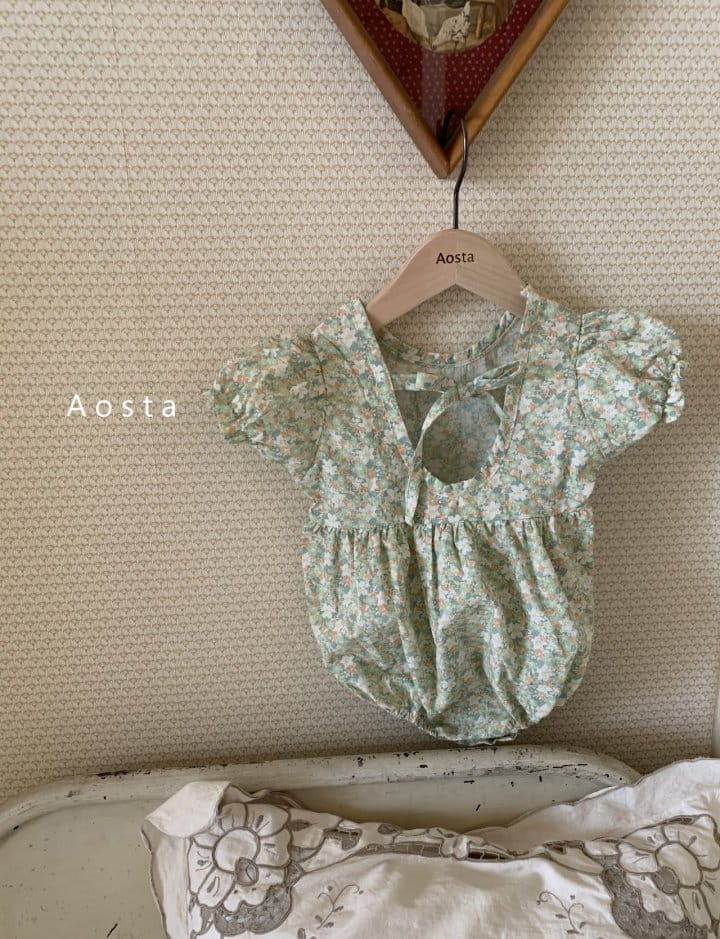 AOSTA - Korean Children Fashion - #Kfashion4kids - Garden Lunch Bodysuit - 7