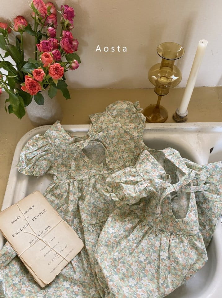AOSTA - Korean Children Fashion - #Kfashion4kids - Garden Lunch Bodysuit - 9