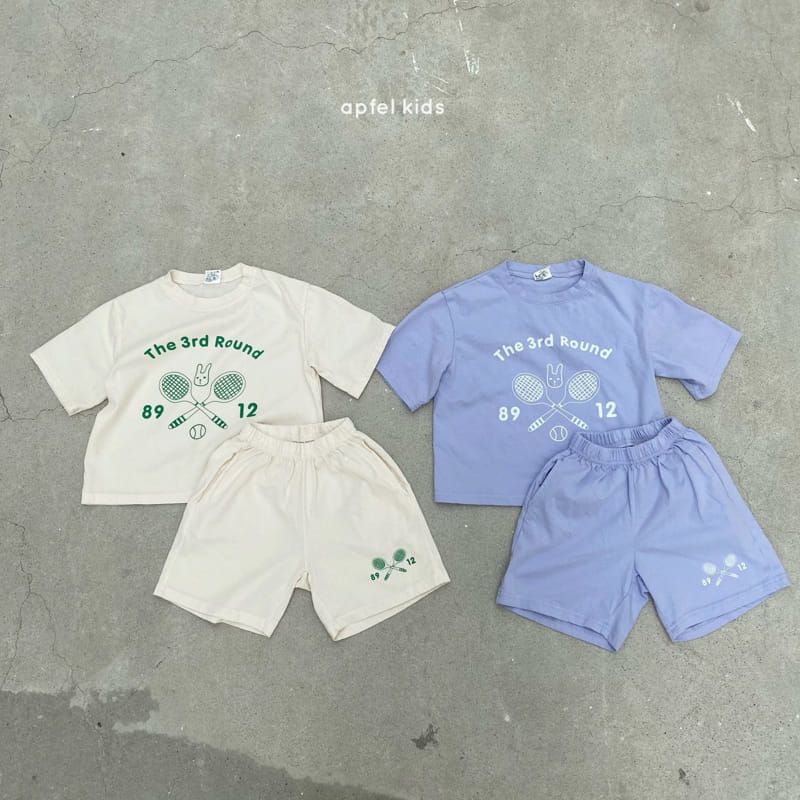 APFEL - Korean Children Fashion - #Kfashion4kids - Tennis Top Bottom Set - 12