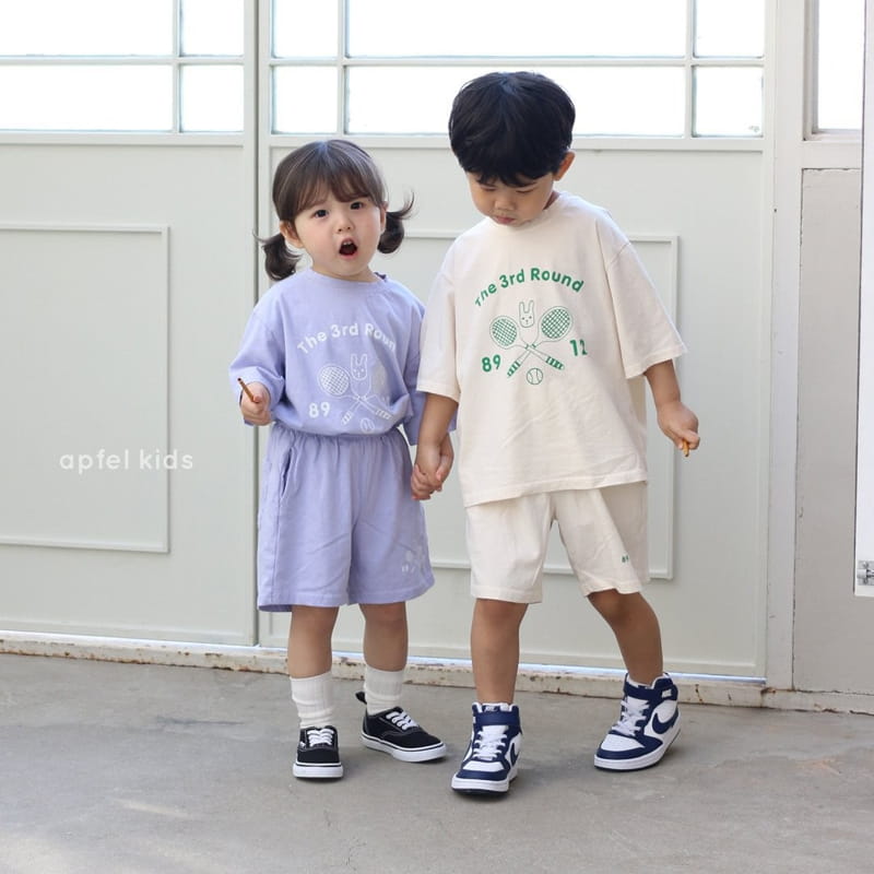 APFEL - Korean Children Fashion - #Kfashion4kids - Tennis Top Bottom Set - 4