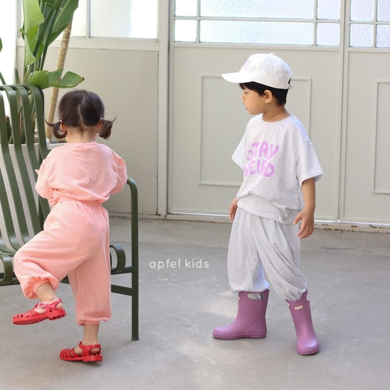 APFEL - Korean Children Fashion - #Kfashion4kids - Stay Top Bottom Set - 3