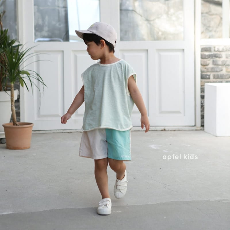 APFEL - Korean Children Fashion - #Kfashion4kids - Plain Stripes Tee - 3
