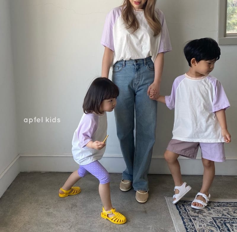 APFEL - Korean Children Fashion - #Kfashion4kids - Combi Raglan Tee - 5