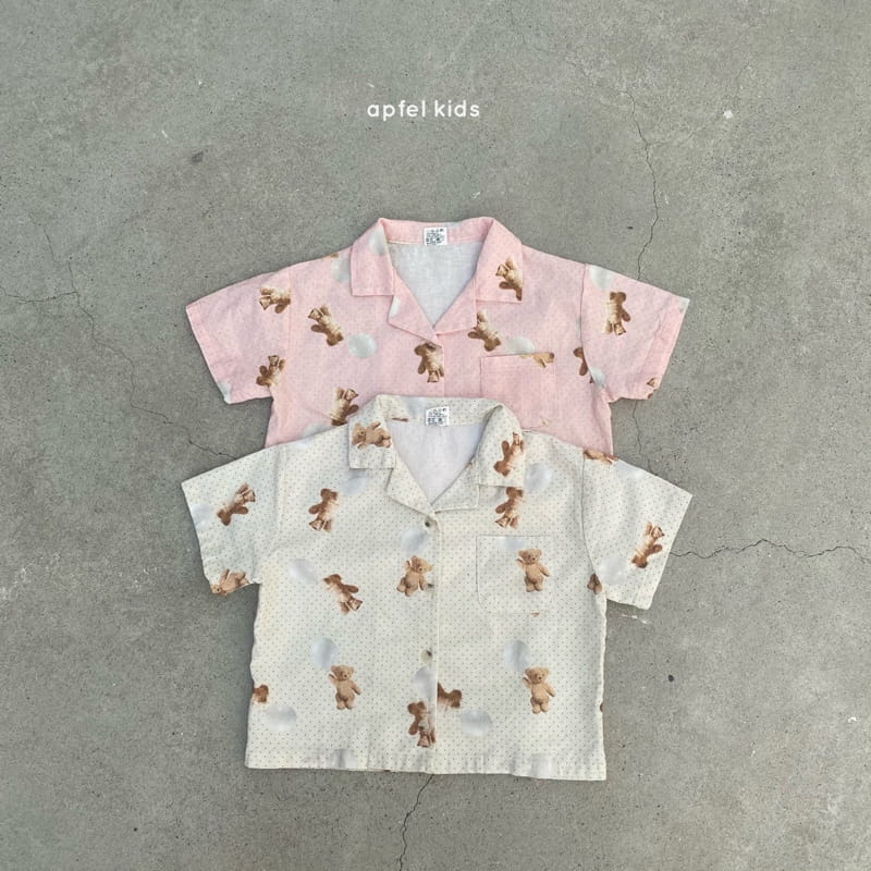 APFEL - Korean Children Fashion - #Kfashion4kids - Bubble Bear Shirt - 11
