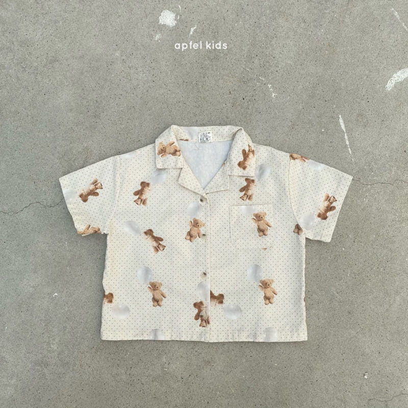 APFEL - Korean Children Fashion - #Kfashion4kids - Bubble Bear Shirt - 12