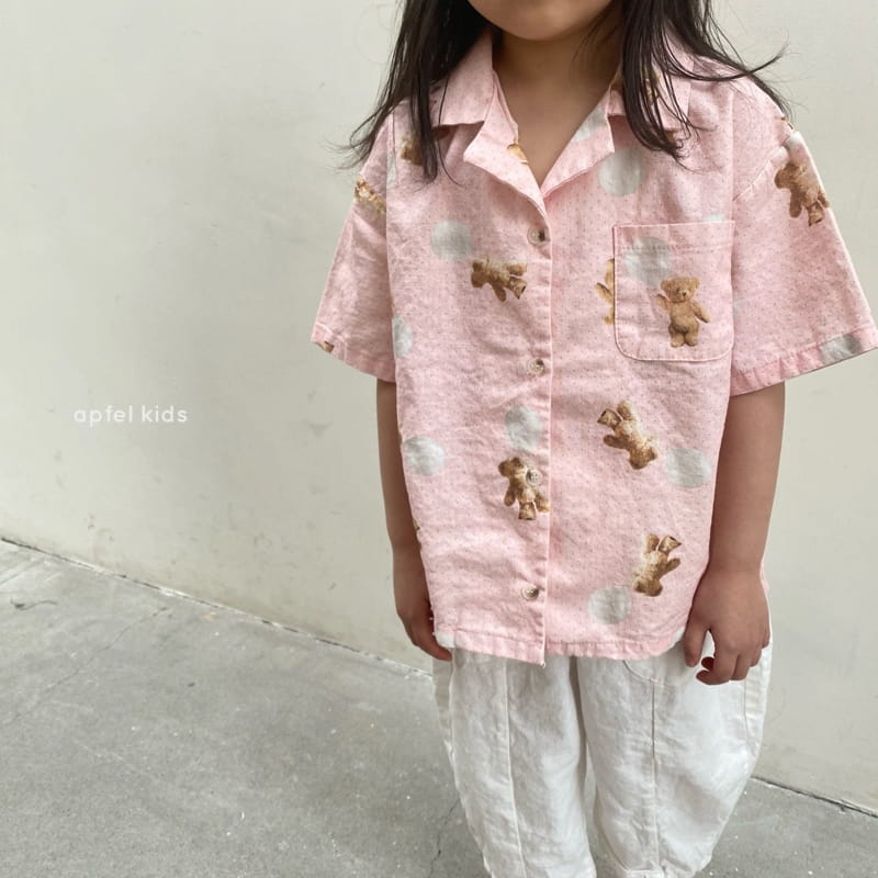 APFEL - Korean Children Fashion - #Kfashion4kids - Bubble Bear Shirt - 3