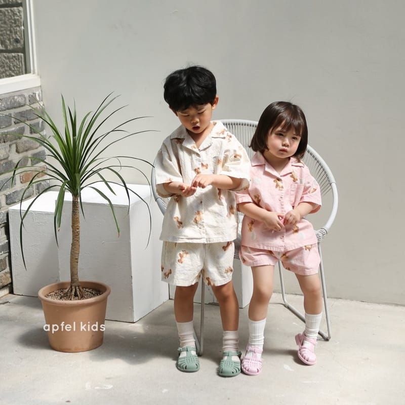 APFEL - Korean Children Fashion - #Kfashion4kids - Bubble Bear Shirt - 4