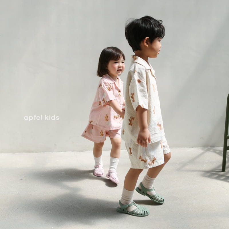 APFEL - Korean Children Fashion - #Kfashion4kids - Bubble Bear Shirt - 5
