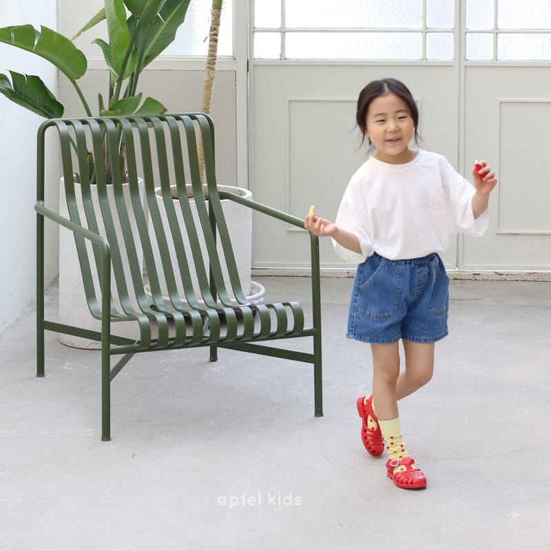 APFEL - Korean Children Fashion - #Kfashion4kids - Play Denim Shorts - 10