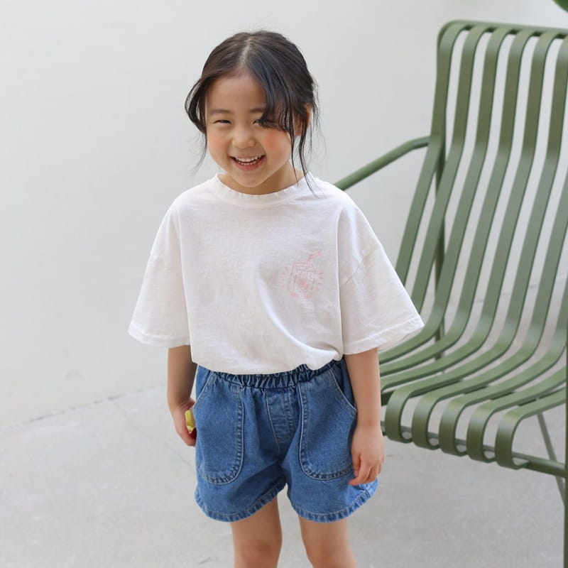 APFEL - Korean Children Fashion - #Kfashion4kids - Play Denim Shorts - 9