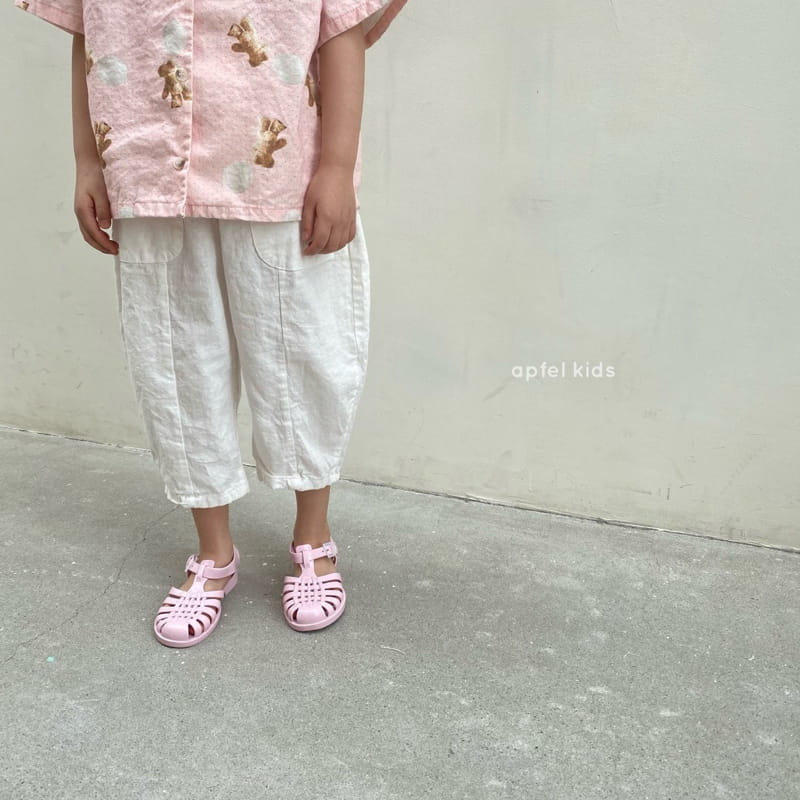 APFEL - Korean Children Fashion - #Kfashion4kids - Plain Slit Pants - 7