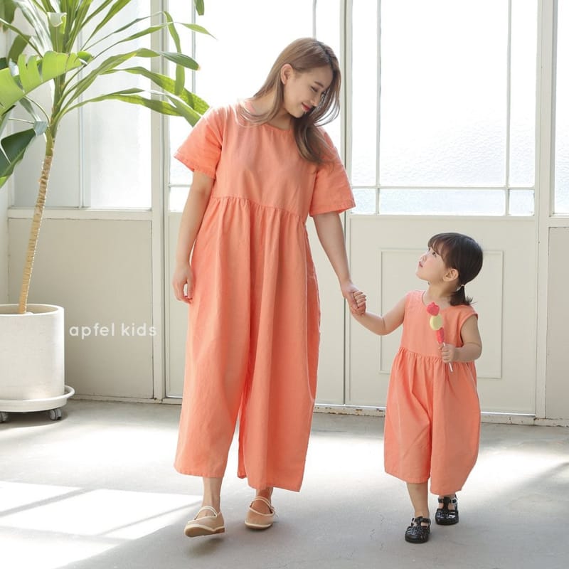 APFEL - Korean Children Fashion - #Kfashion4kids - Mom Plain Jumpsuit - 10