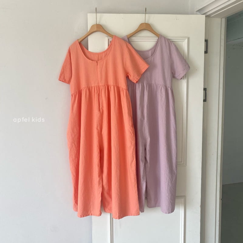 APFEL - Korean Children Fashion - #Kfashion4kids - Mom Plain Jumpsuit - 12