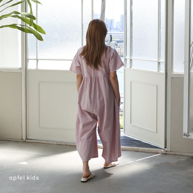 APFEL - Korean Children Fashion - #Kfashion4kids - Mom Plain Jumpsuit - 4
