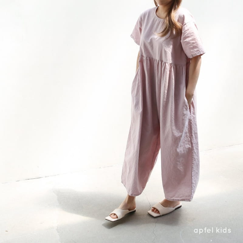 APFEL - Korean Children Fashion - #Kfashion4kids - Mom Plain Jumpsuit - 6