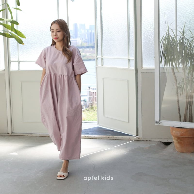 APFEL - Korean Children Fashion - #Kfashion4kids - Mom Plain Jumpsuit - 7