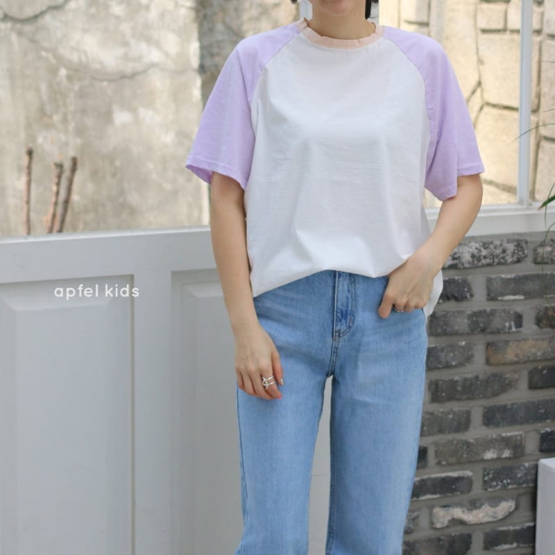 APFEL - Korean Children Fashion - #Kfashion4kids - Mom Combi Raglan Tee - 7