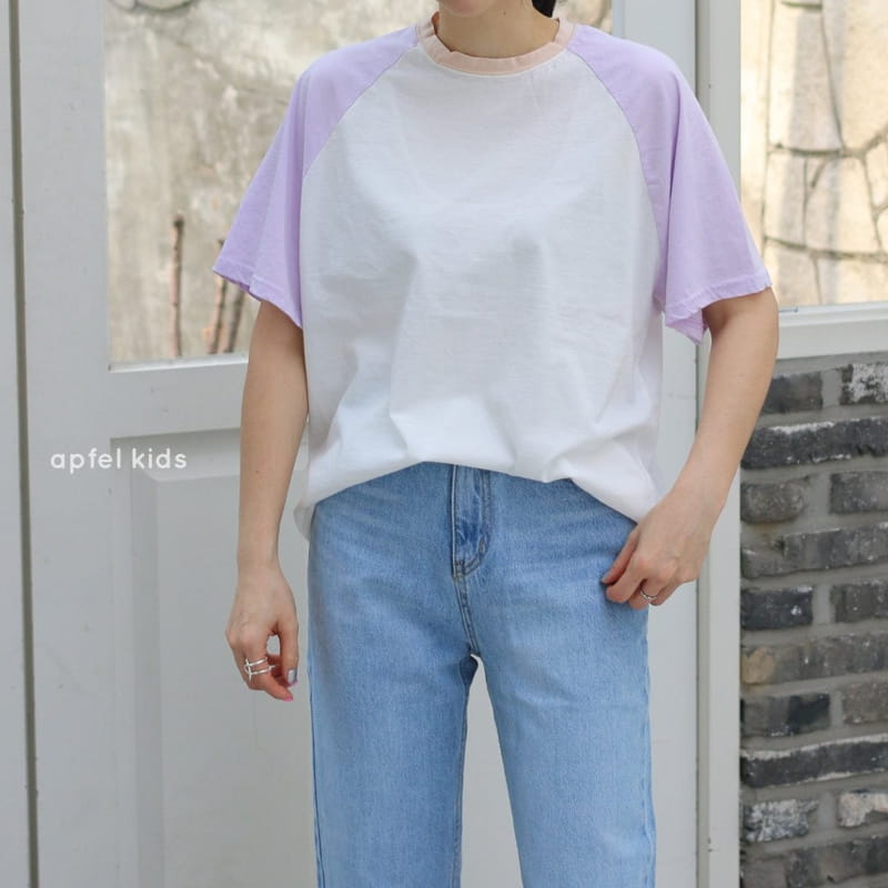 APFEL - Korean Children Fashion - #Kfashion4kids - Mom Combi Raglan Tee - 8