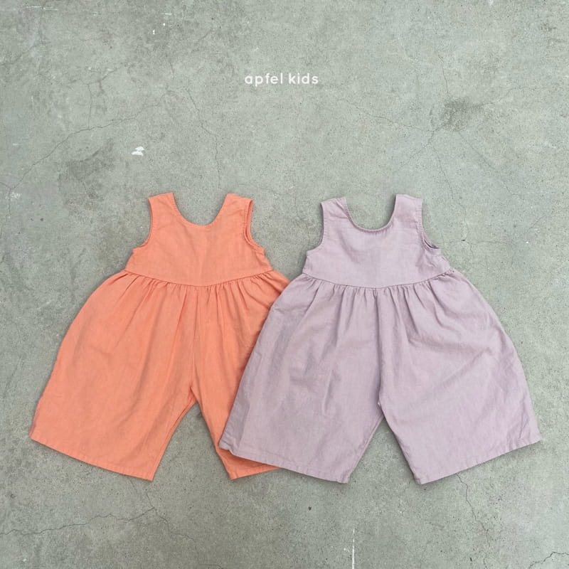 APFEL - Korean Children Fashion - #Kfashion4kids - Plain Lovely Jumpsuit - 11