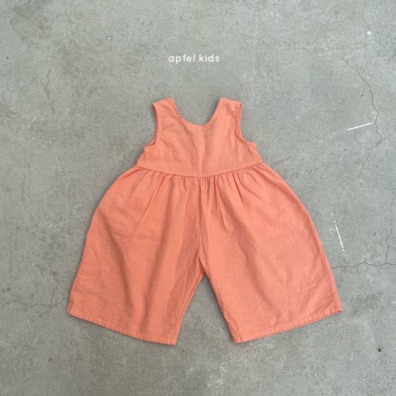 APFEL - Korean Children Fashion - #Kfashion4kids - Plain Lovely Jumpsuit - 12