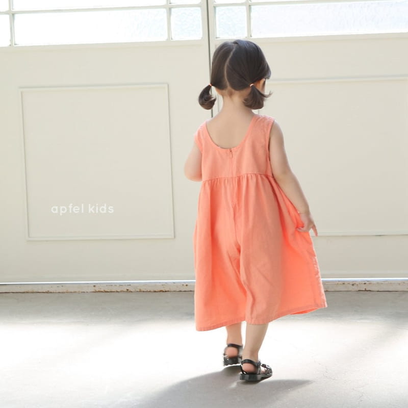 APFEL - Korean Children Fashion - #Kfashion4kids - Plain Lovely Jumpsuit - 3