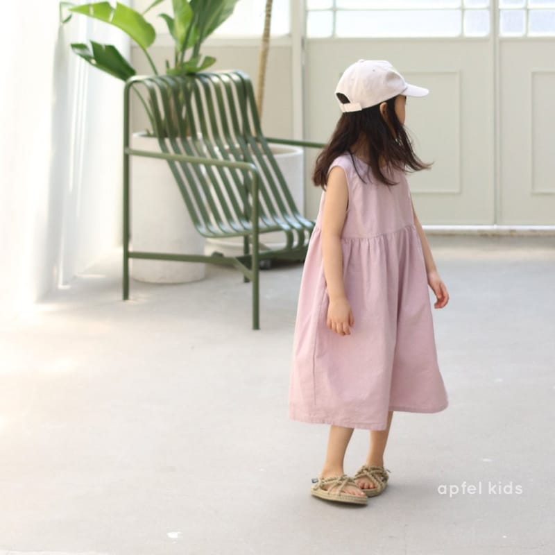 APFEL - Korean Children Fashion - #Kfashion4kids - Plain Lovely Jumpsuit - 7