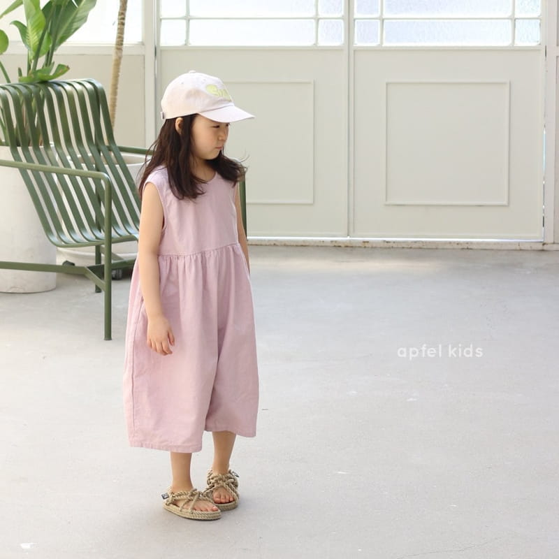 APFEL - Korean Children Fashion - #Kfashion4kids - Plain Lovely Jumpsuit - 8