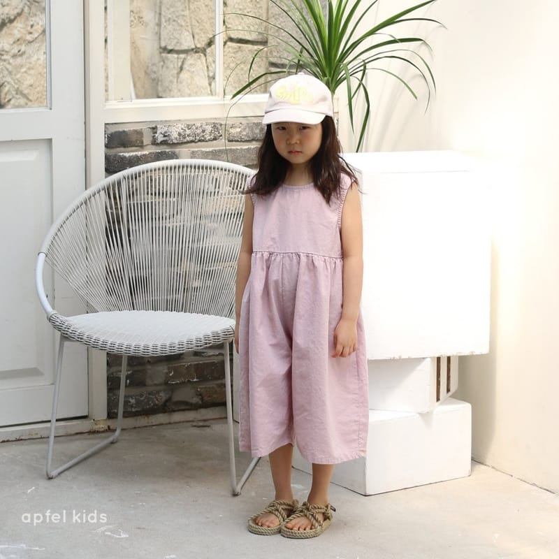 APFEL - Korean Children Fashion - #Kfashion4kids - Plain Lovely Jumpsuit - 9