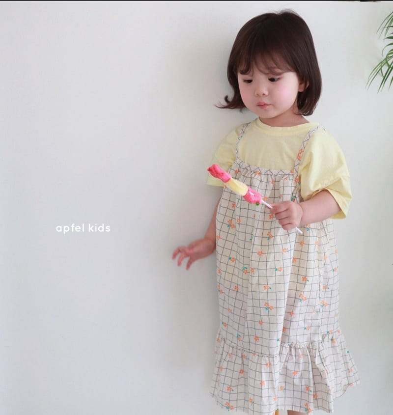 APFEL - Korean Children Fashion - #Kfashion4kids - Fresh String One-piece - 2