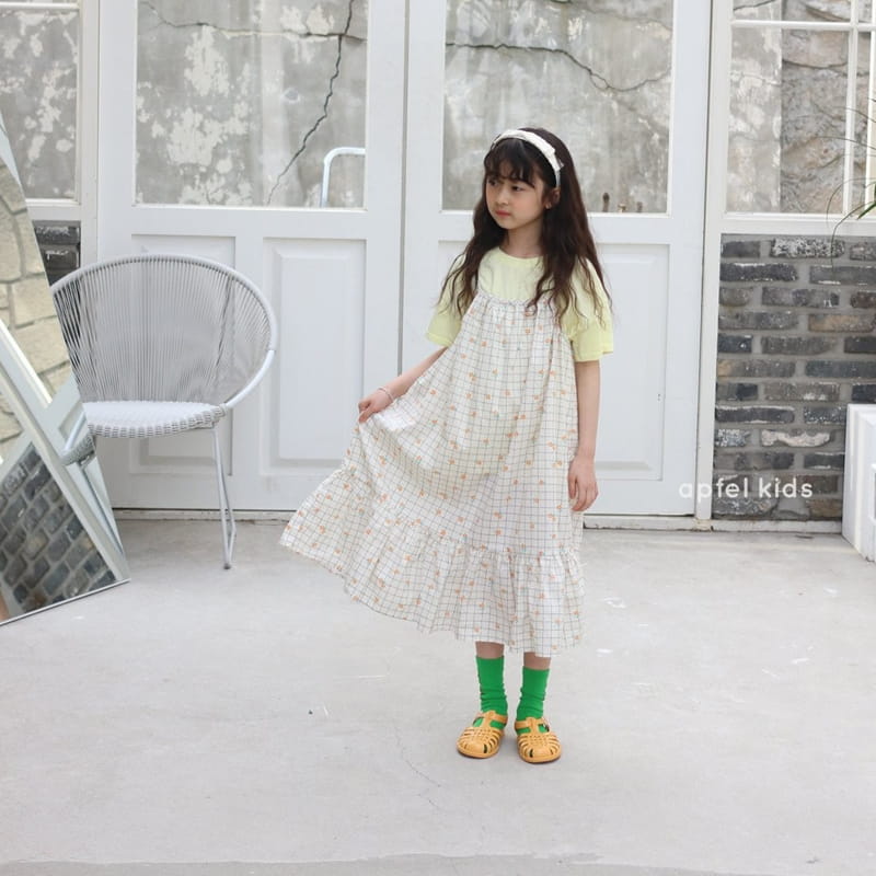 APFEL - Korean Children Fashion - #Kfashion4kids - Fresh String One-piece - 4