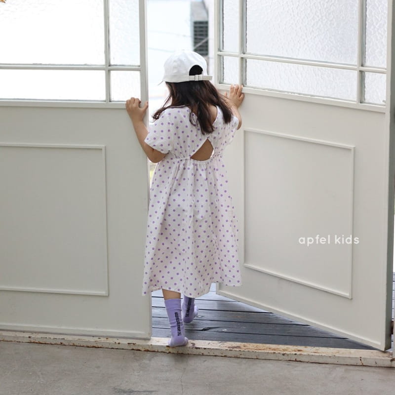 APFEL - Korean Children Fashion - #Kfashion4kids - Dots One-piece - 10