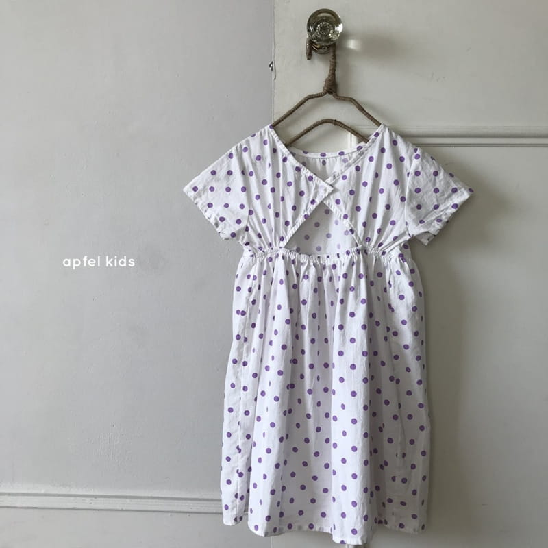 APFEL - Korean Children Fashion - #Kfashion4kids - Dots One-piece - 12