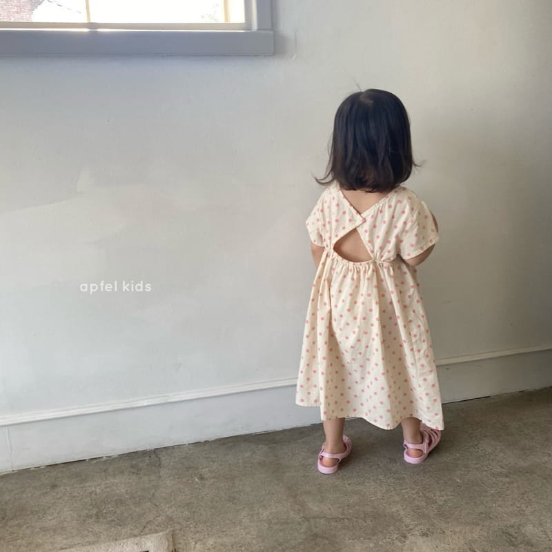 APFEL - Korean Children Fashion - #Kfashion4kids - Dots One-piece - 4