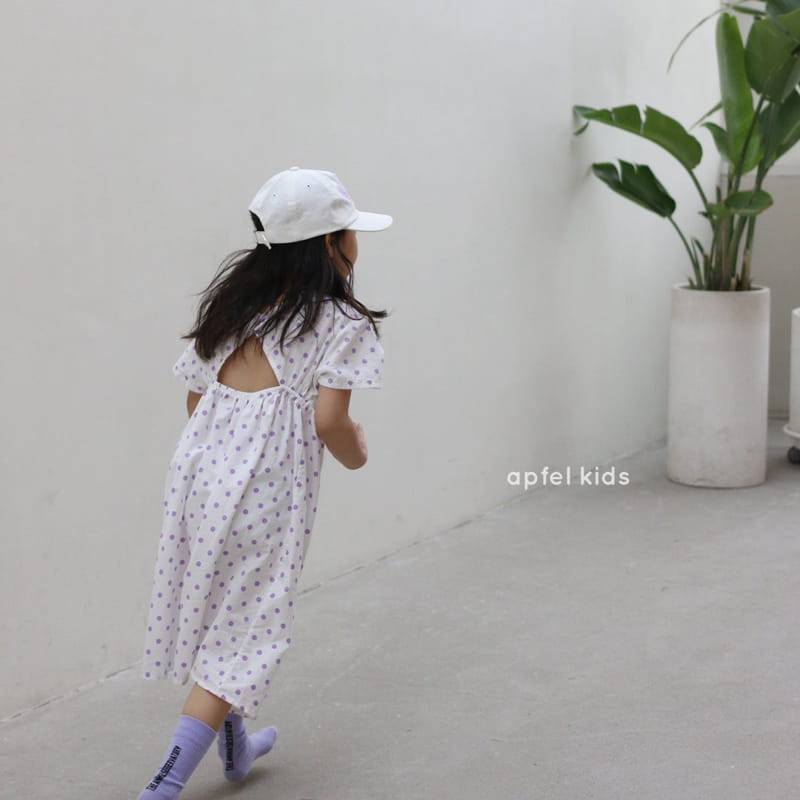 APFEL - Korean Children Fashion - #Kfashion4kids - Dots One-piece - 6