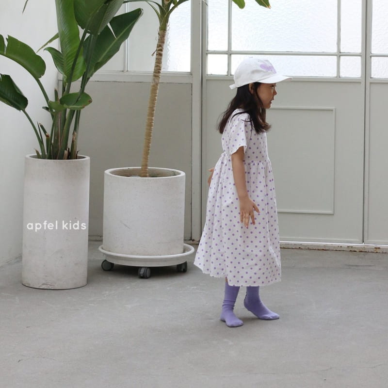 APFEL - Korean Children Fashion - #Kfashion4kids - Dots One-piece - 8