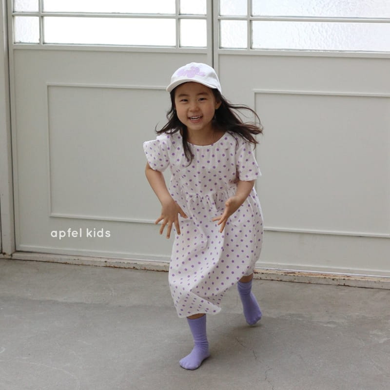 APFEL - Korean Children Fashion - #Kfashion4kids - Dots One-piece - 9