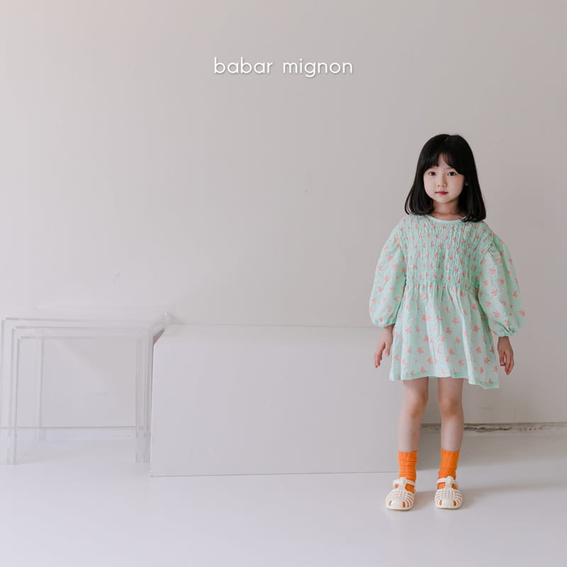 BABAR MIGNON - Korean Children Fashion - #Kfashion4kids - Flower Mini One-piece - 12