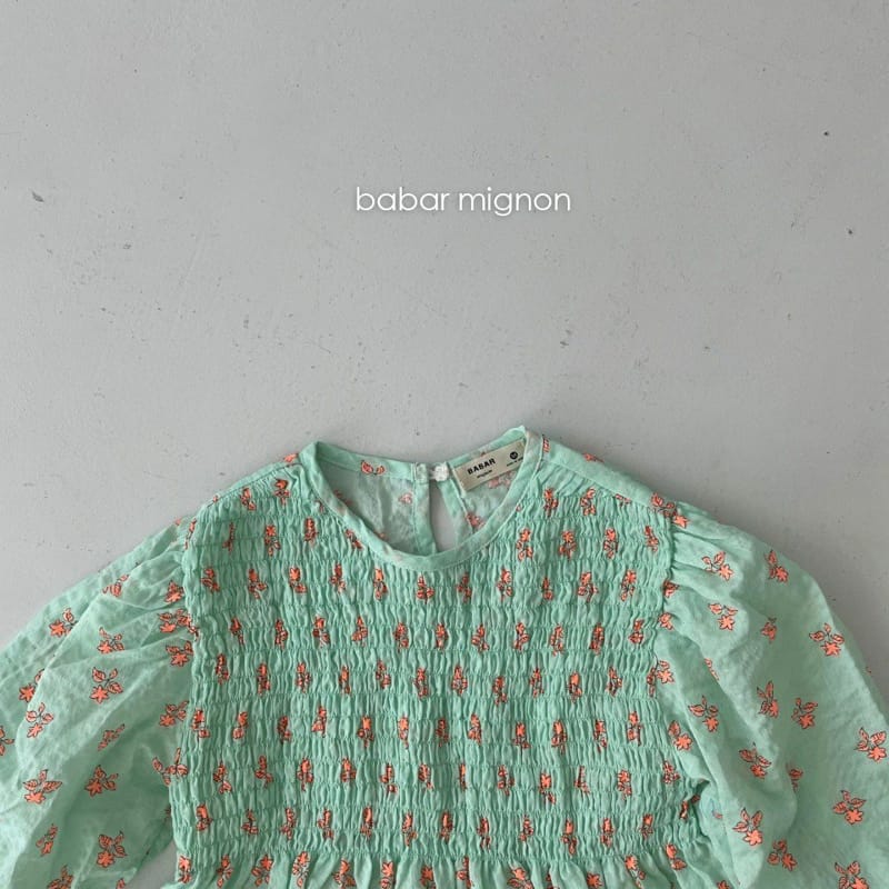 BABAR MIGNON - Korean Children Fashion - #Kfashion4kids - Flower Mini One-piece - 6