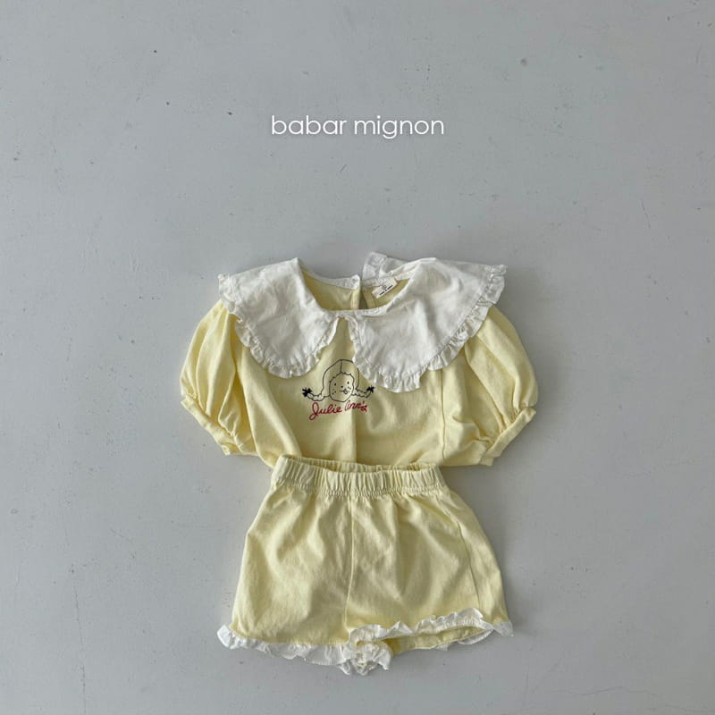 BABAR MIGNON - Korean Children Fashion - #Kfashion4kids - Ppippi Top Bottom Set - 4