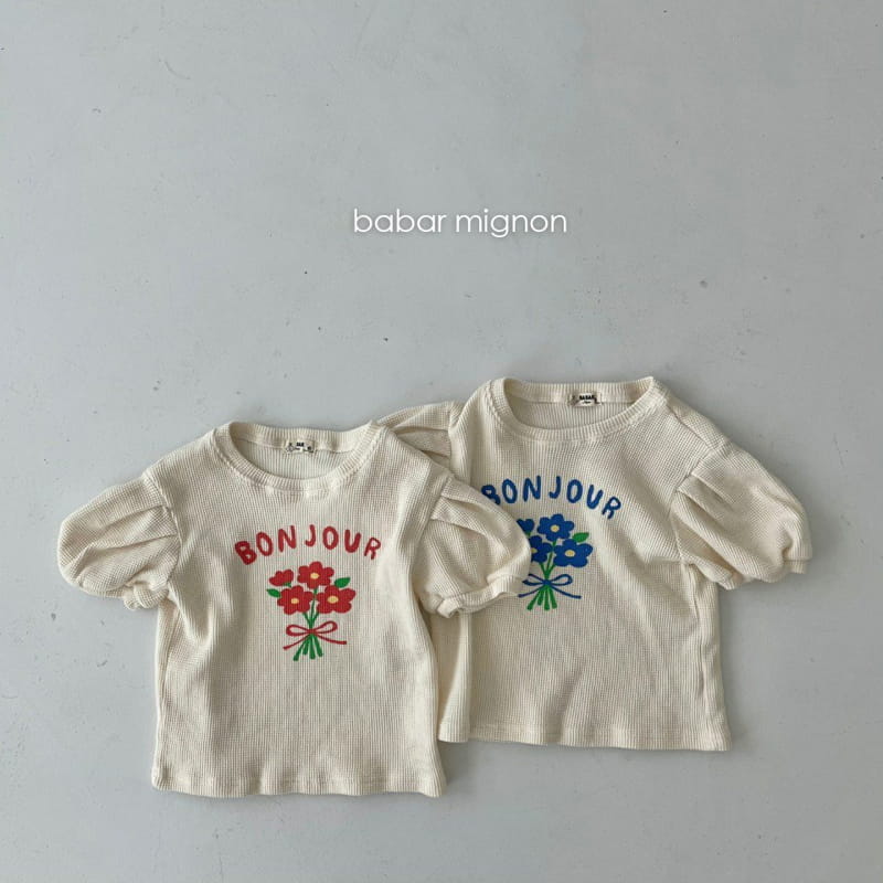 BABAR MIGNON - Korean Children Fashion - #Kfashion4kids - Bonjour Top Bottom Set