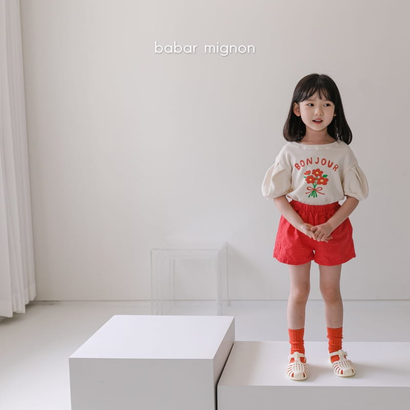 BABAR MIGNON - Korean Children Fashion - #Kfashion4kids - Bonjour Top Bottom Set - 10