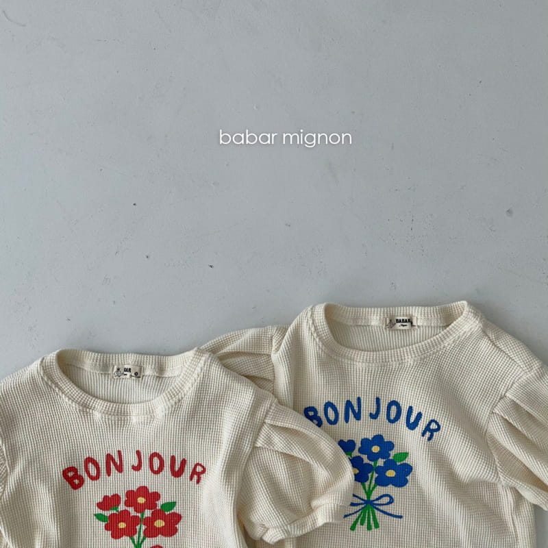 BABAR MIGNON - Korean Children Fashion - #Kfashion4kids - Bonjour Top Bottom Set - 2