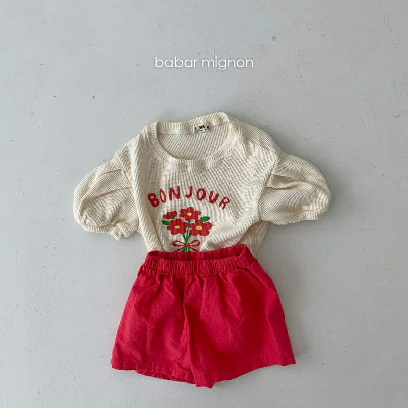 BABAR MIGNON - Korean Children Fashion - #Kfashion4kids - Bonjour Top Bottom Set - 6