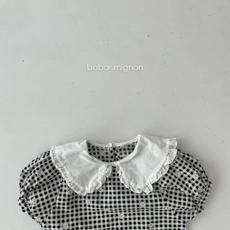 BABAR MIGNON - Korean Children Fashion - #Kfashion4kids - Check Frill Top Bottom Set - 3